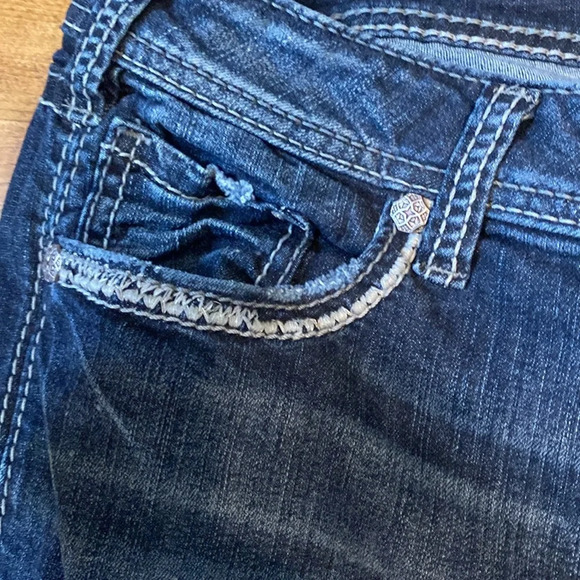 Silver aiko mid Capri jeans - Picture 2 of 7